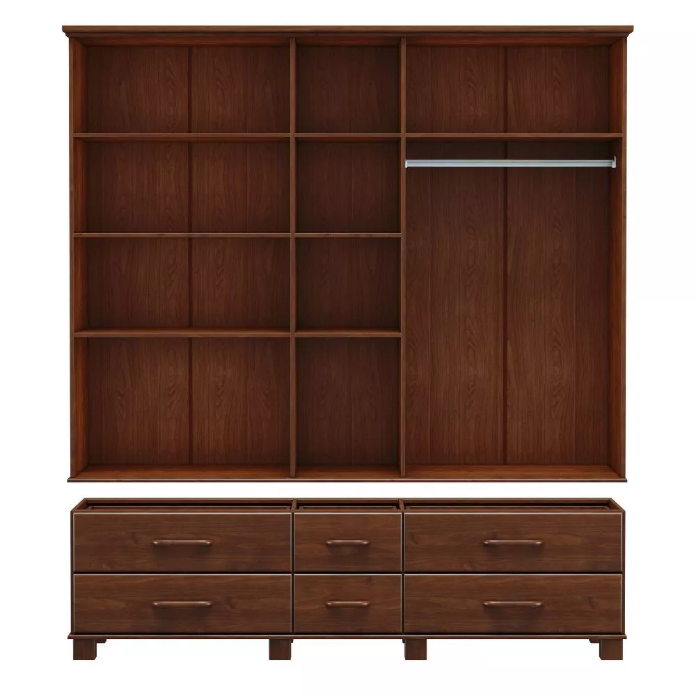 Image 3 of 4 of Guarda Roupa Finestra Ouro 5 Portas 6 Gavetas