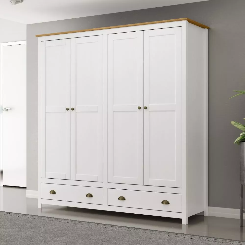 Image 0 of 3 of Guarda Roupa Finestra Topázio 4 Portas 2 Gavetas