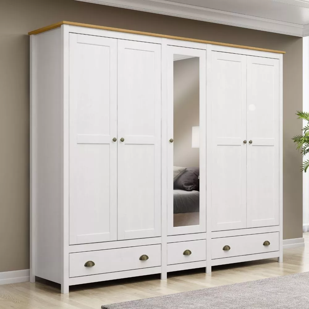 Image 0 of 4 of Guarda Roupa Finestra Topázio 5 Portas 3 Gavetas