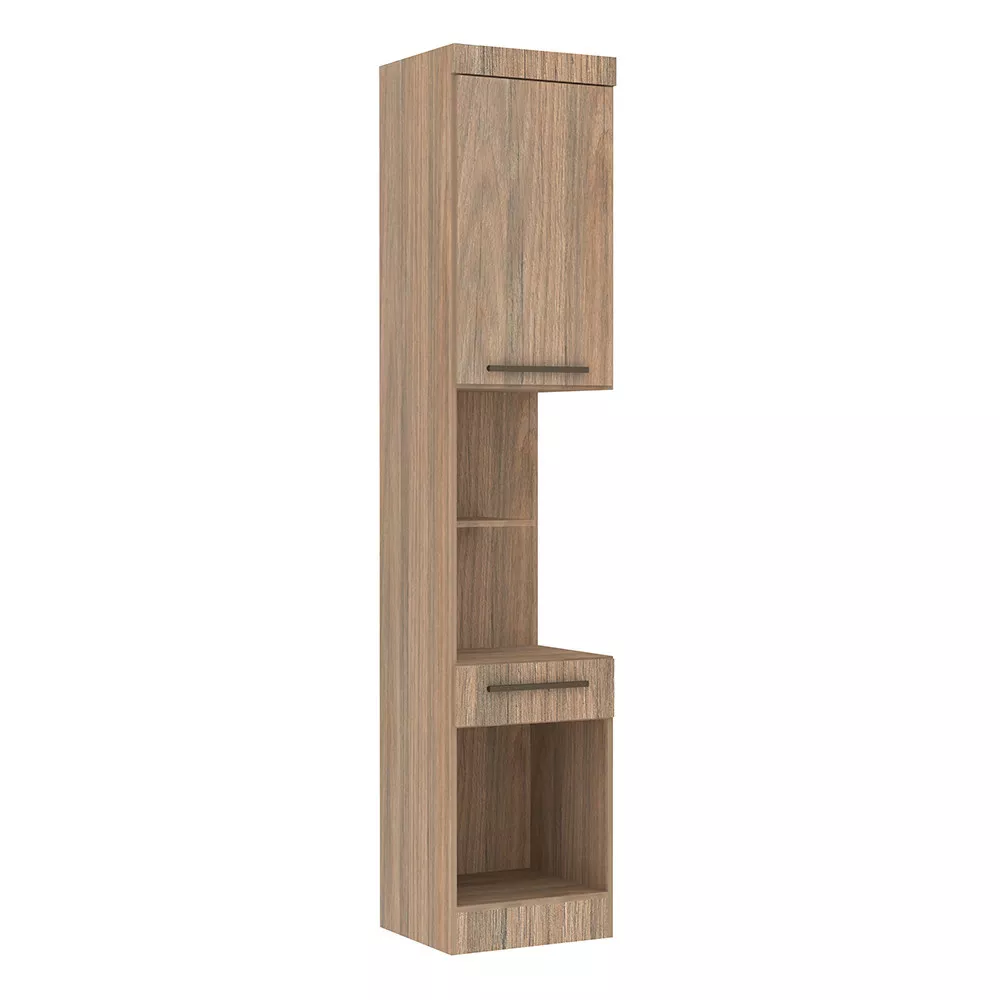 Image 0 of 8 of Guarda Roupa Modulado Mesa de Cabeceira Alta 1 Porta 1 Gaveta 45cm Slim Luciane Móveis