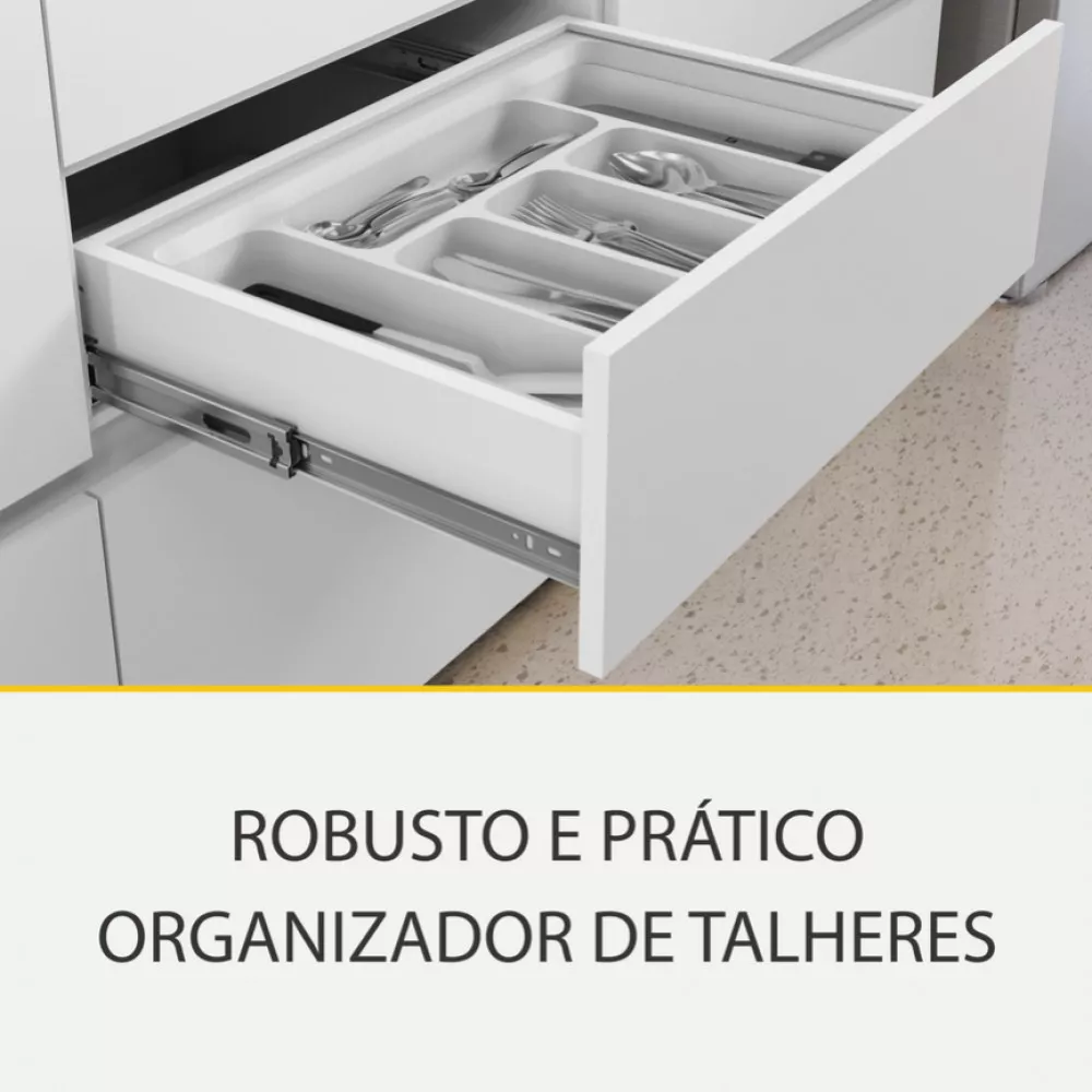 Image 7 of 15 of Cozinha 7 Peças Nesher Rainha Ripado 100 Mdf