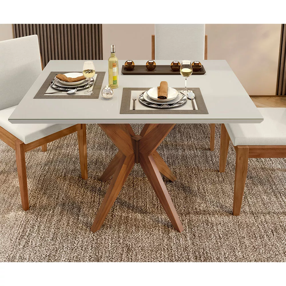 Image 6 of 9 of Conjunto Mesa Donna Com 4 Cadeiras Lady Nesher