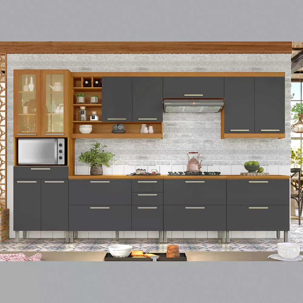 Image 0 of 13 of Cozinha Burguesa Premium 07 Peças em MDF Nesher
