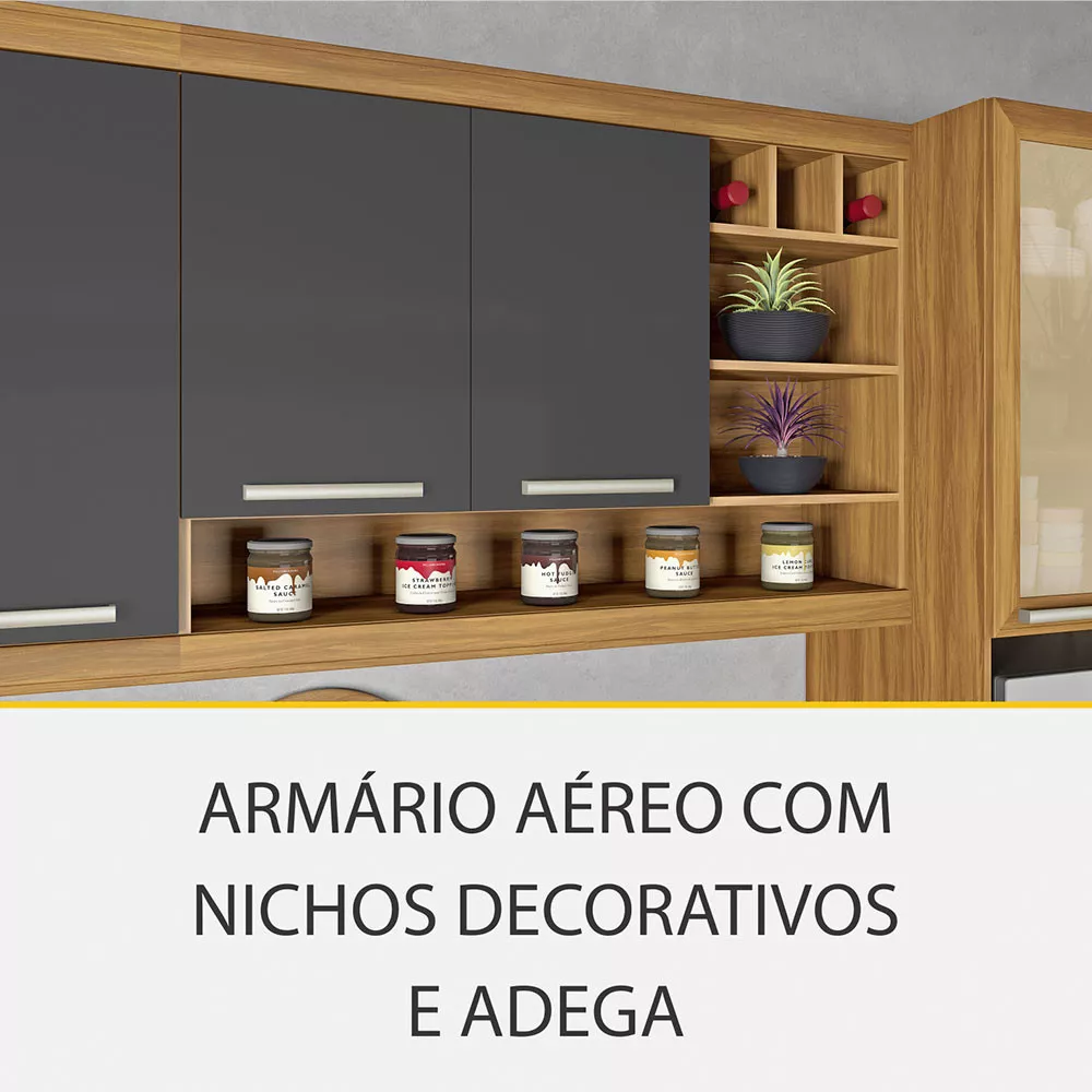 Image 8 of 13 of Cozinha Burguesa Premium 07 Peças em MDF Nesher