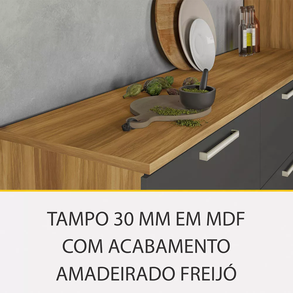 Image 11 of 13 of Cozinha Burguesa Premium 07 Peças em MDF Nesher