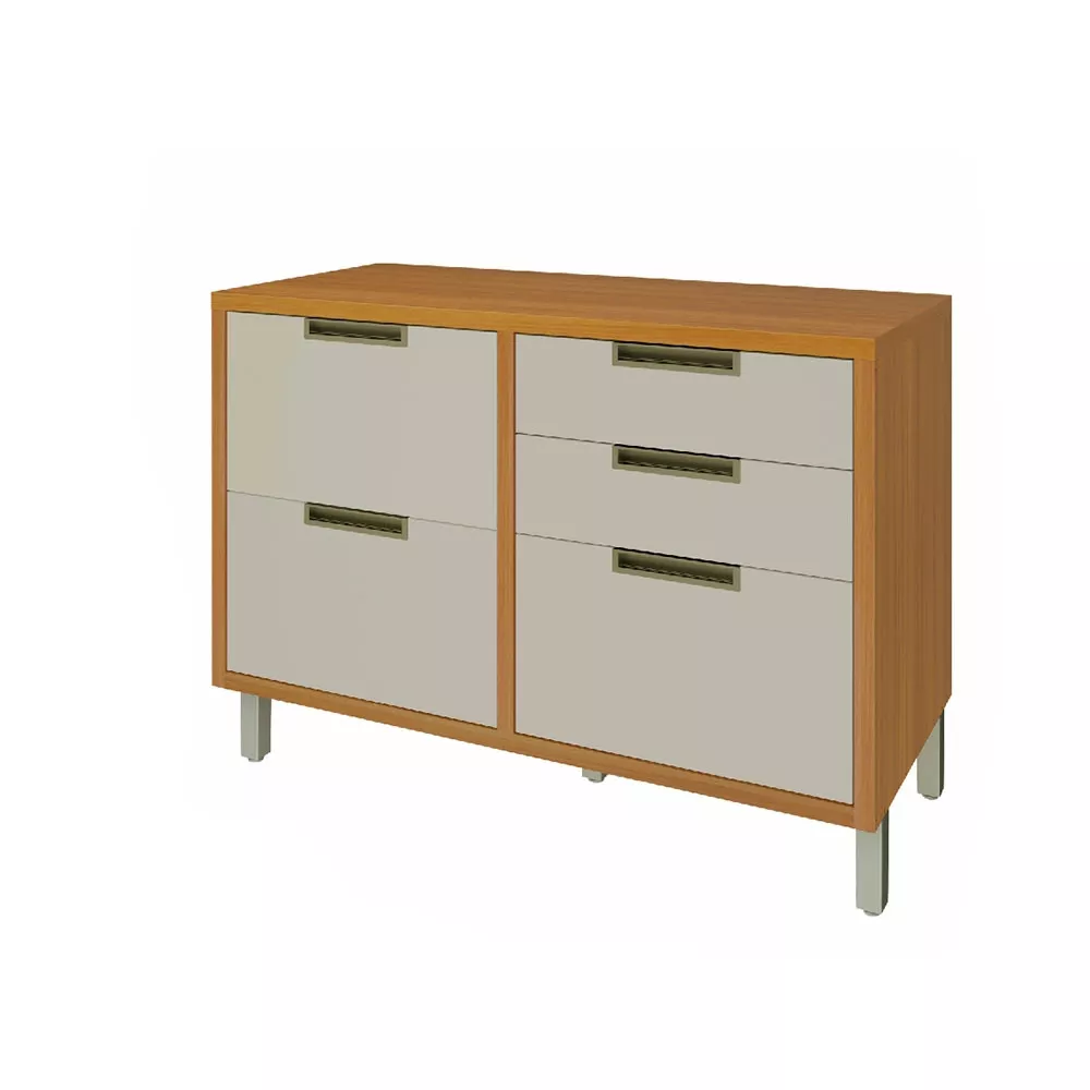 Image 0 of 7 of Balcão 1 Porta 4 Gavetas Nesher Imperatriz 120cm Mdf