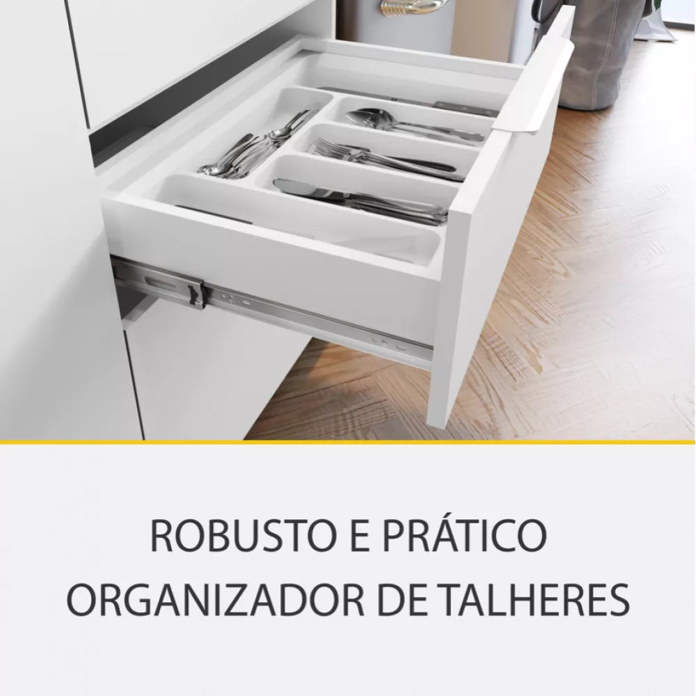 Image 7 of 15 of Cozinha 4 Peças Nesher Marquesa Ripado 100 Mdf