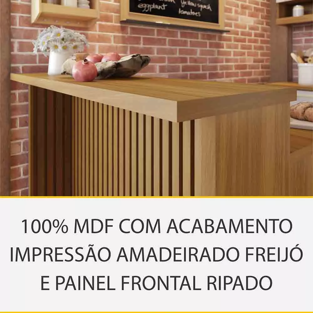 Image 1 of 3 of Painel de Ilha Nesher 120 cm 100 MDF