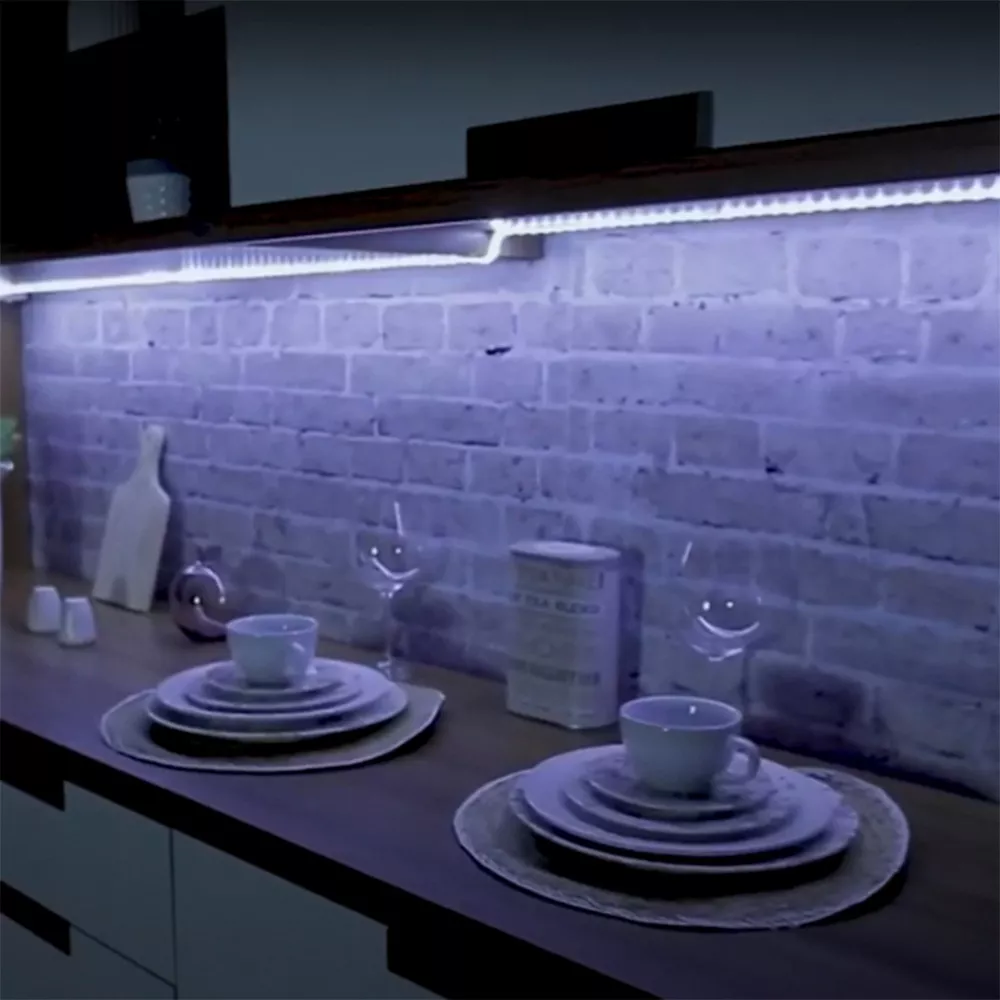 Image 0 of 4 of Kit Iluminação Led 2 Metros Com Fonte