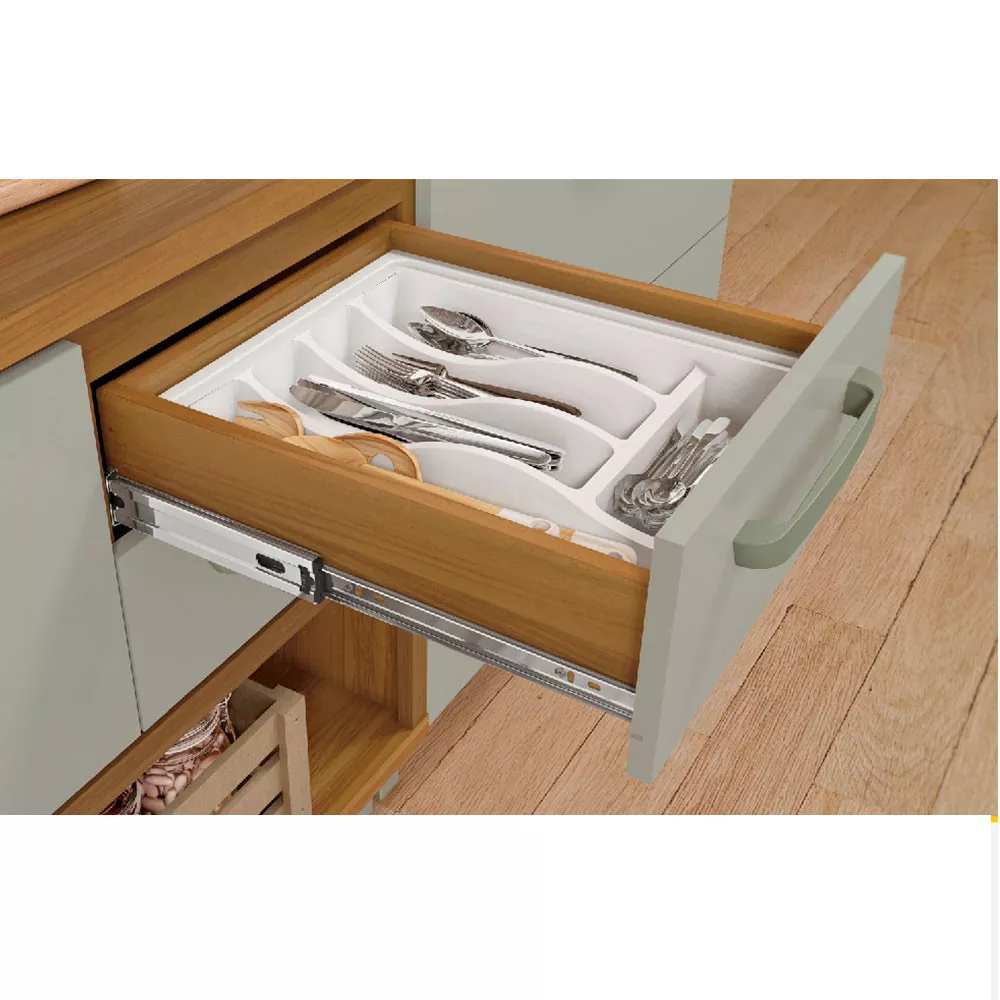 Image 1 of 7 of Cozinha Modulada 3 Peças Ripado Nesher Princesa Mdf