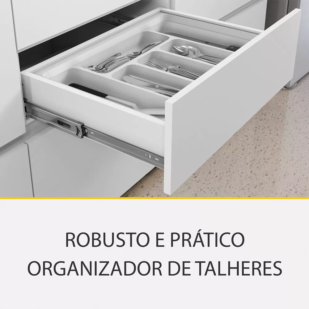 Image 6 of 13 of Cozinha 4 Peças Ripado Rainha 100 MDF