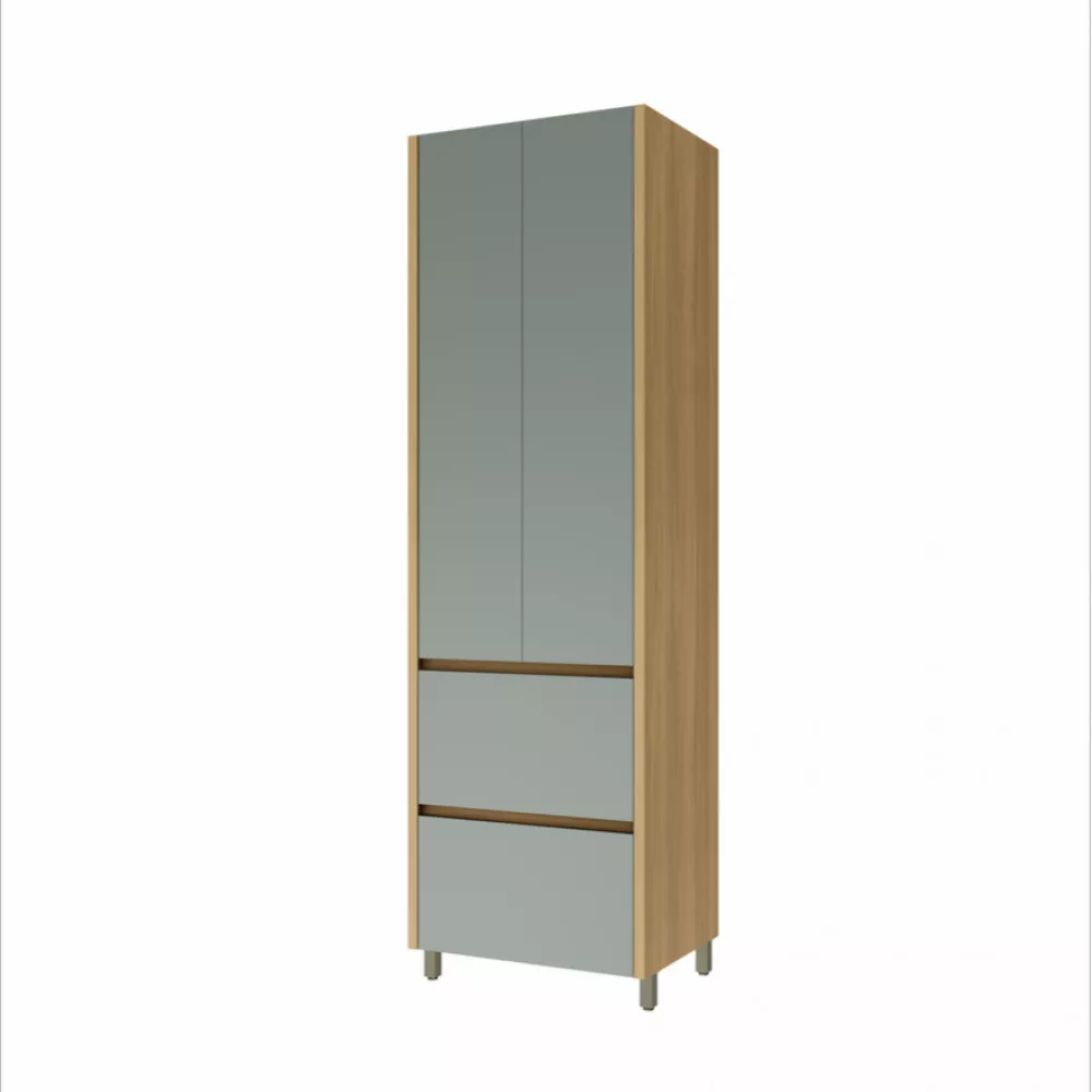 Image 0 of 3 of Paneleiro 2 Portas 2 Gavetas Nesher Rainha 70cm 100 Mdf
