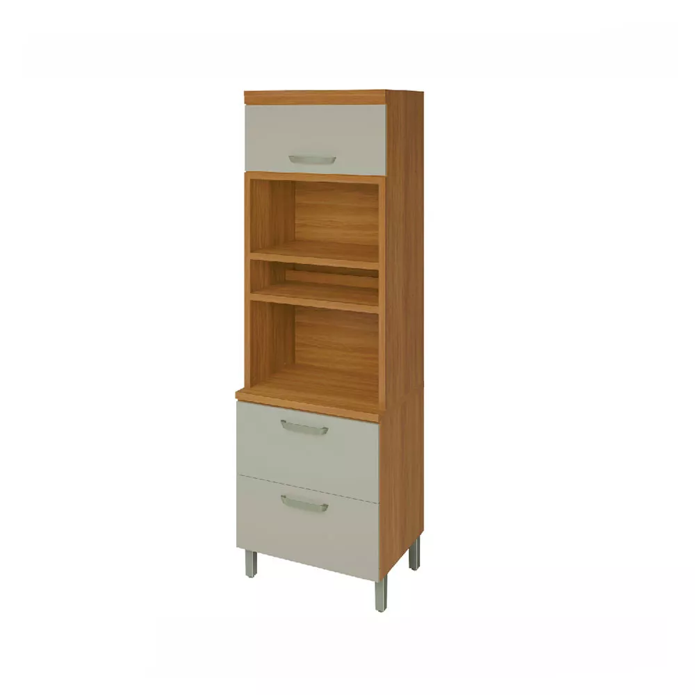 Image 0 of 4 of Paneleiro 2 Portas 1 Gaveta Torre Quente Nesher Princesa 70cm Mdf