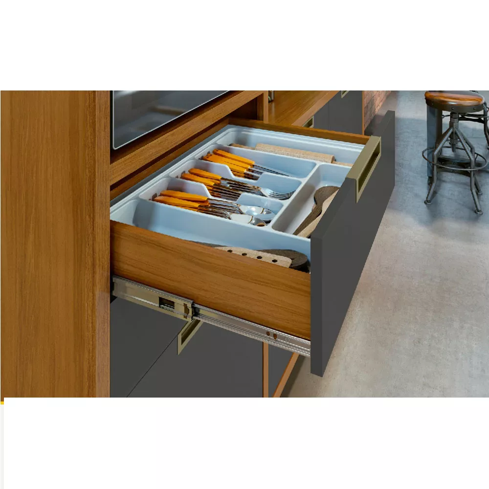Image 3 of 6 of Cozinha 6 Portas 2 Gavetas Ripado Loft Imperatriz 100 MDF
