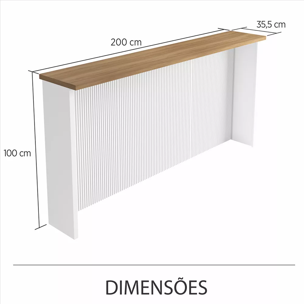 Image 5 of 16 of Cozinha 8 Peças Ripado Rainha Gourmet 100 MDF