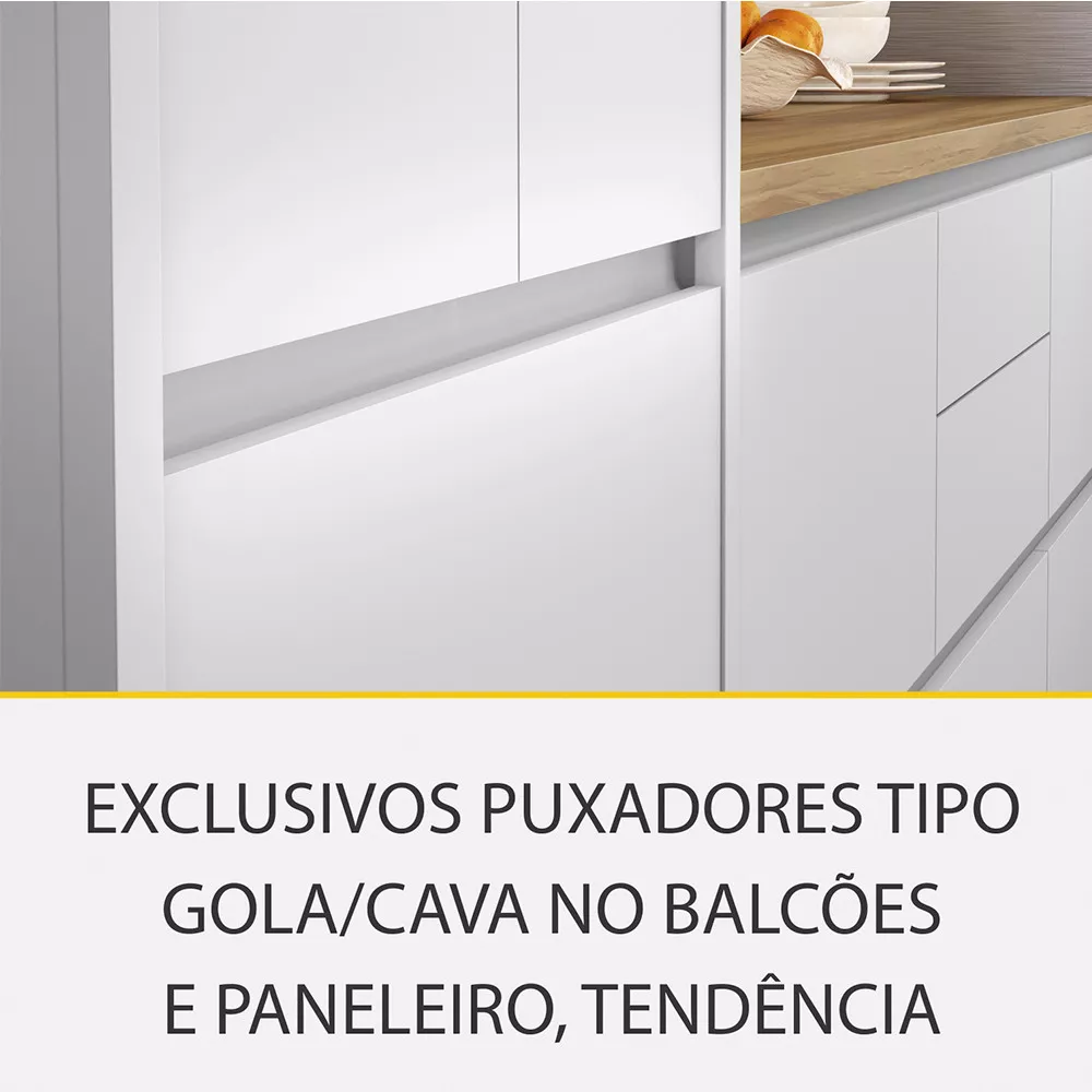 Image 7 of 16 of Cozinha 8 Peças Ripado Rainha Gourmet 100 MDF