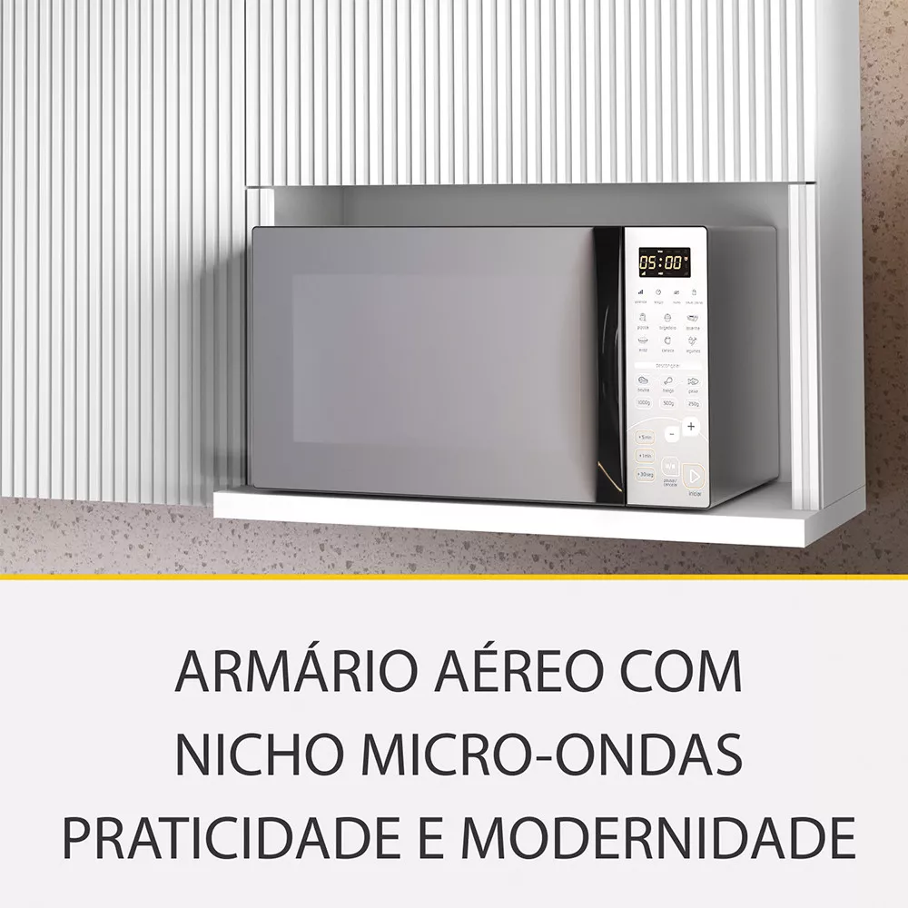Image 13 of 16 of Cozinha 8 Peças Ripado Rainha Gourmet 100 MDF