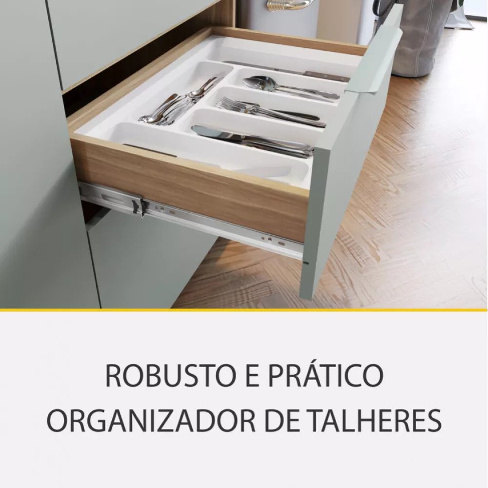 Image 7 of 15 of Cozinha 4 Peças Nesher Marquesa Ripado 100 Mdf