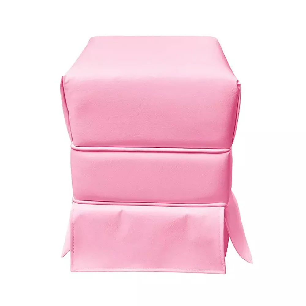 Image 1 of 4 of Puff Decorativo Eliza Corano Rosa - Speciale Home