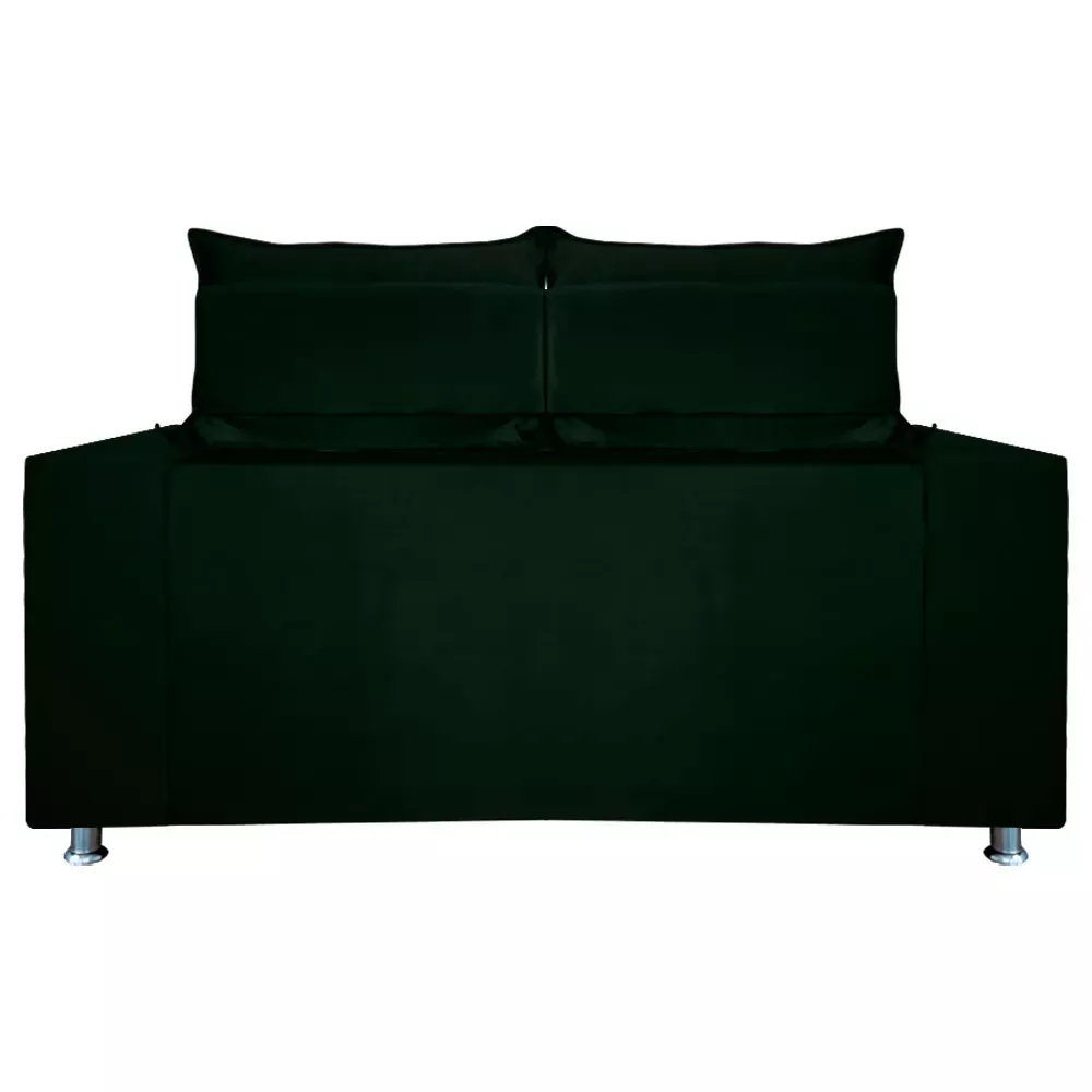 Image 5 of 9 of Sófa Retrátil e Reclinável 2 lugares Madri 1,60cm c/Molas Veludo Verde