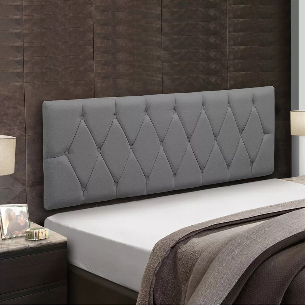 Image 1 of 5 of Painel Sophia Cama Casal 1,40 - Veludo