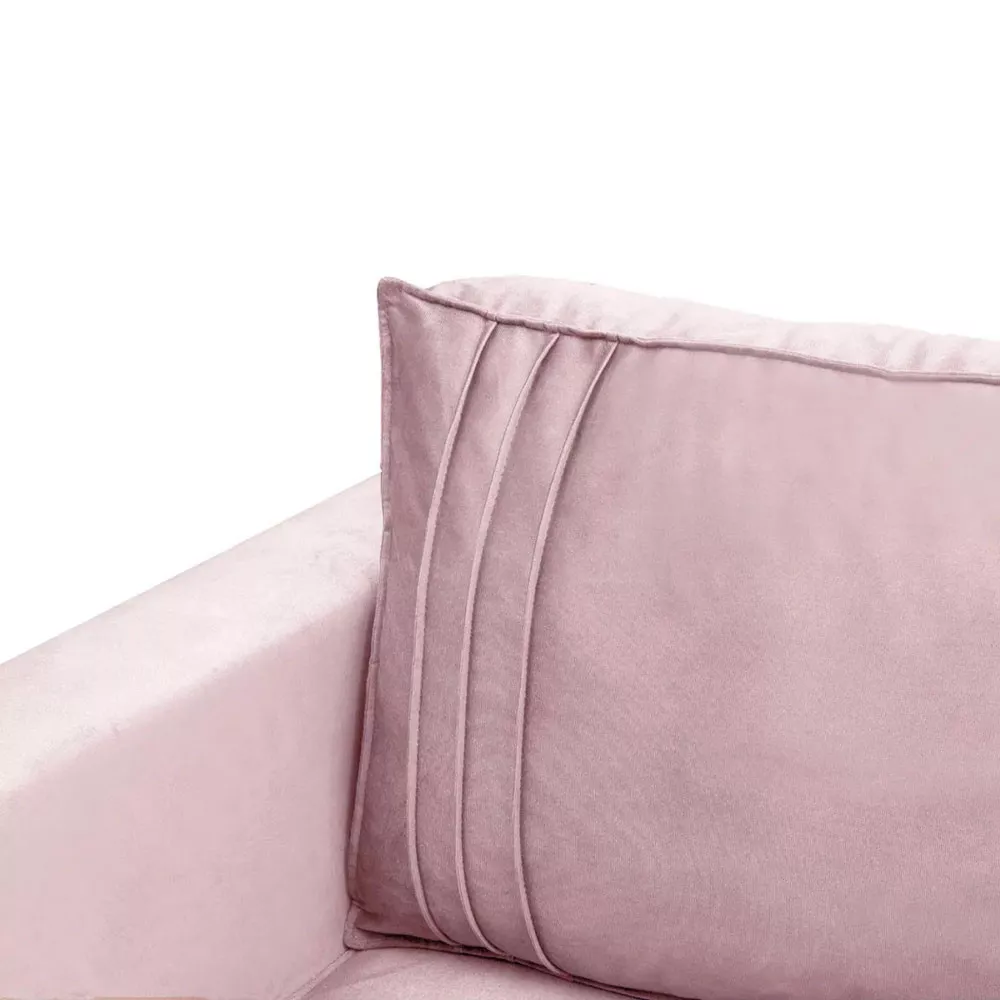 Image 5 of 7 of Kit 2 Poltronas Decorativa Riviera Veludo Rose - Speciale Home