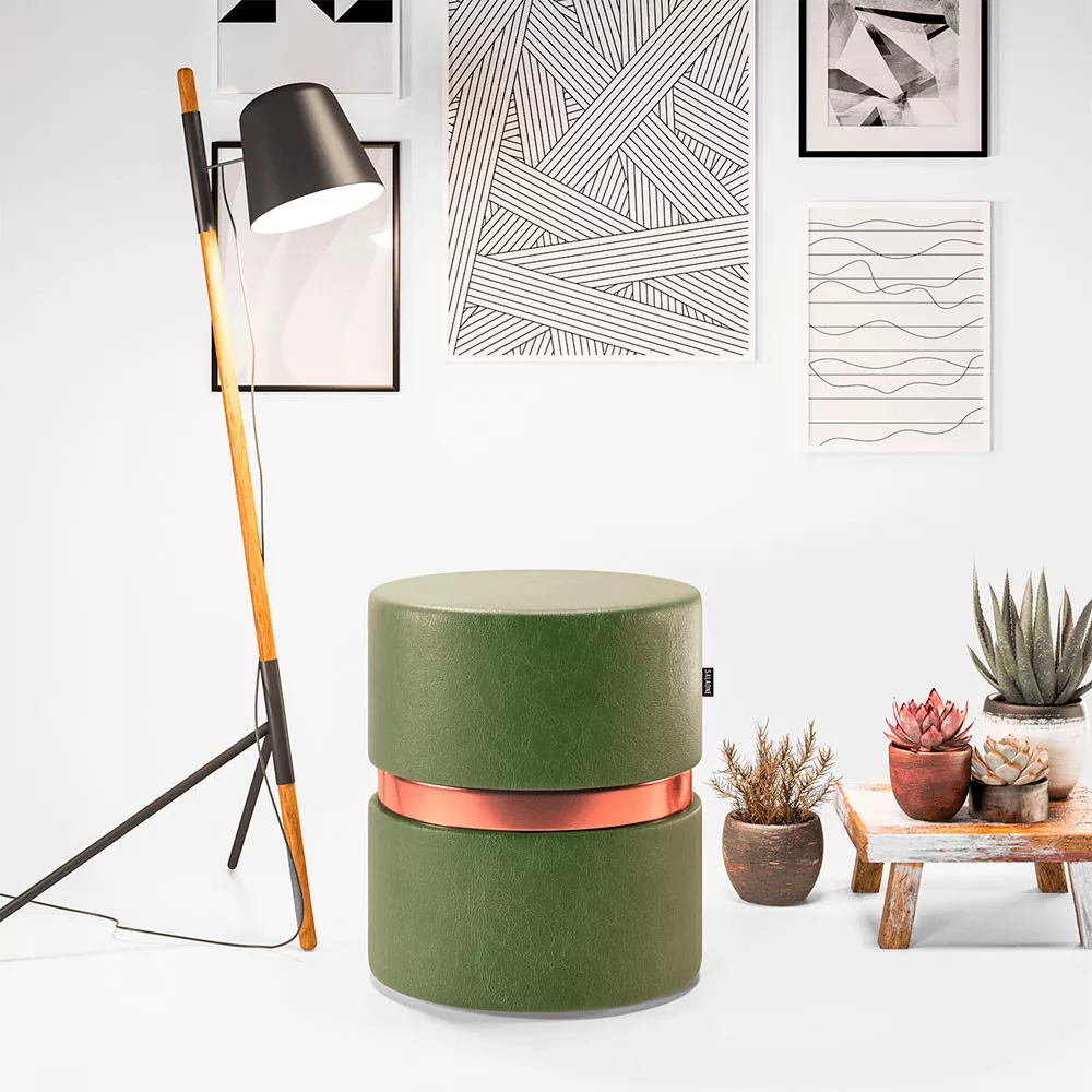 Image 0 of 3 of Puff Porto Cor Verde - Speciale Home