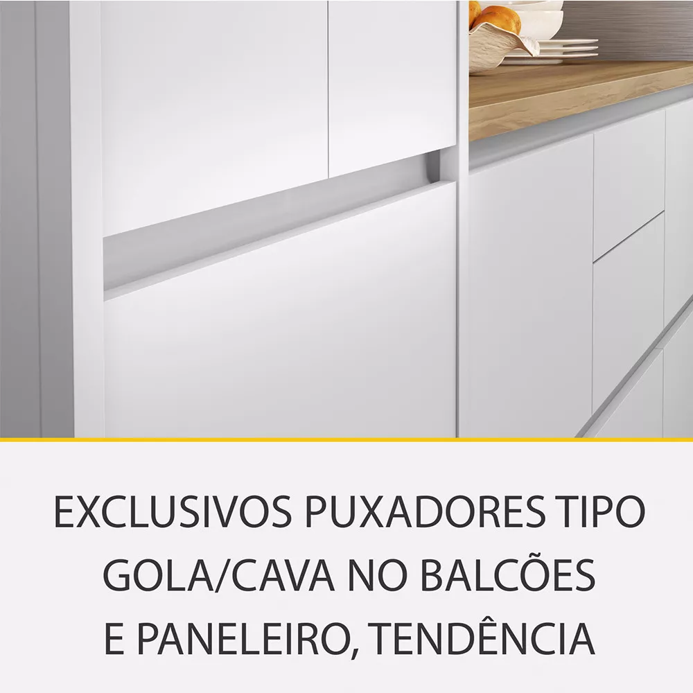 Image 5 of 15 of Cozinha 7 Peças Ripado Rainha 100 MDF