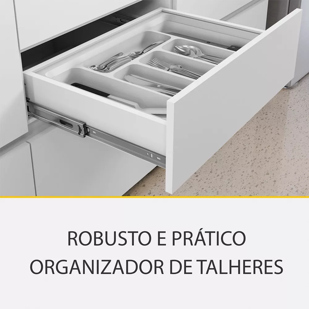 Image 7 of 15 of Cozinha 7 Peças Ripado Rainha 100 MDF