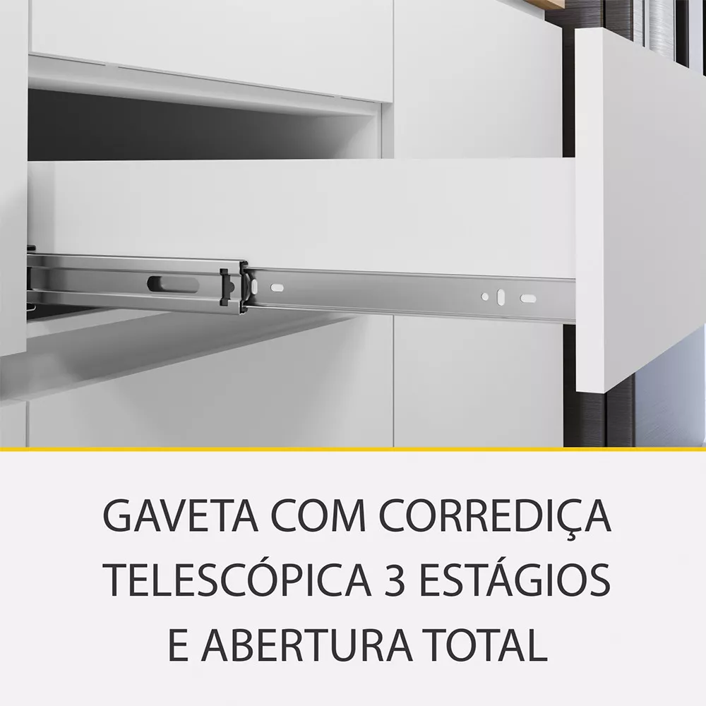 Image 8 of 15 of Cozinha 7 Peças Ripado Rainha 100 MDF