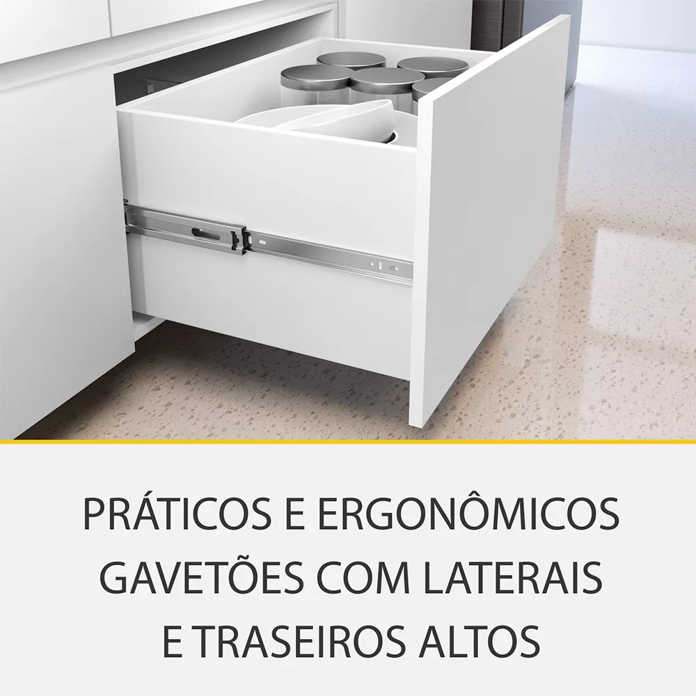 Image 10 of 15 of Cozinha 7 Peças Ripado Rainha 100 MDF