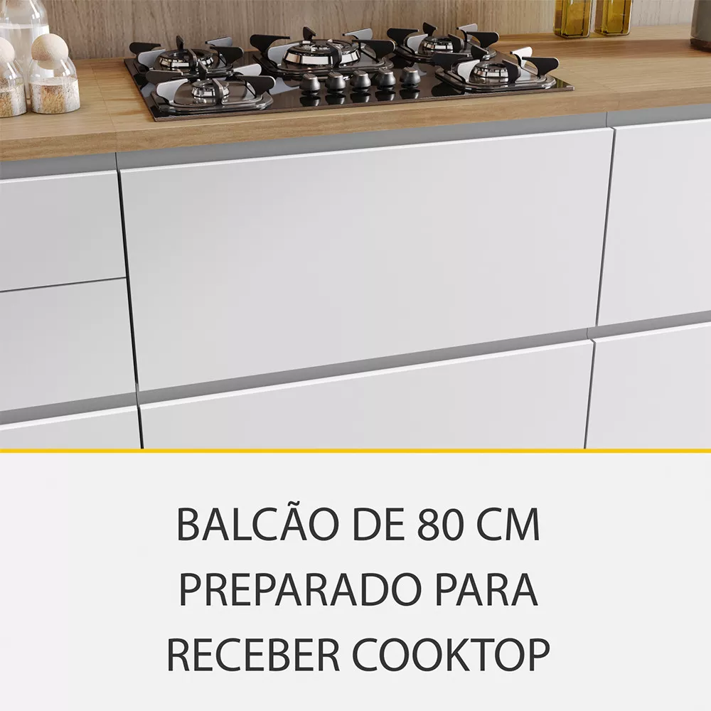 Image 12 of 15 of Cozinha 7 Peças Ripado Rainha 100 MDF