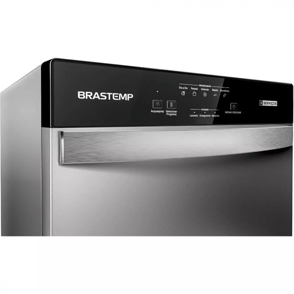 Image 3 of 7 of Lava Louça Brastemp 8 Serviços Inox BLF08BSBNA