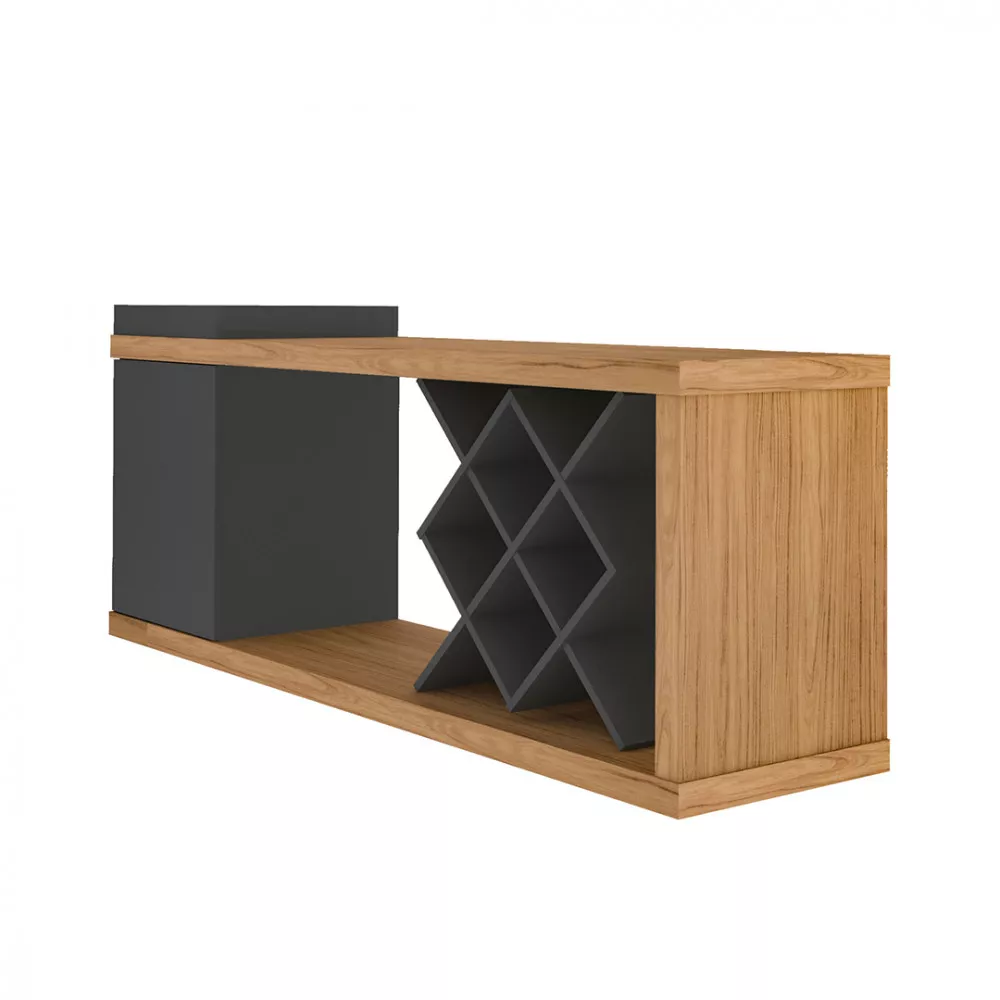 Image 2 of 7 of Rack Bar Artely Madrid Multiuso Com Adega