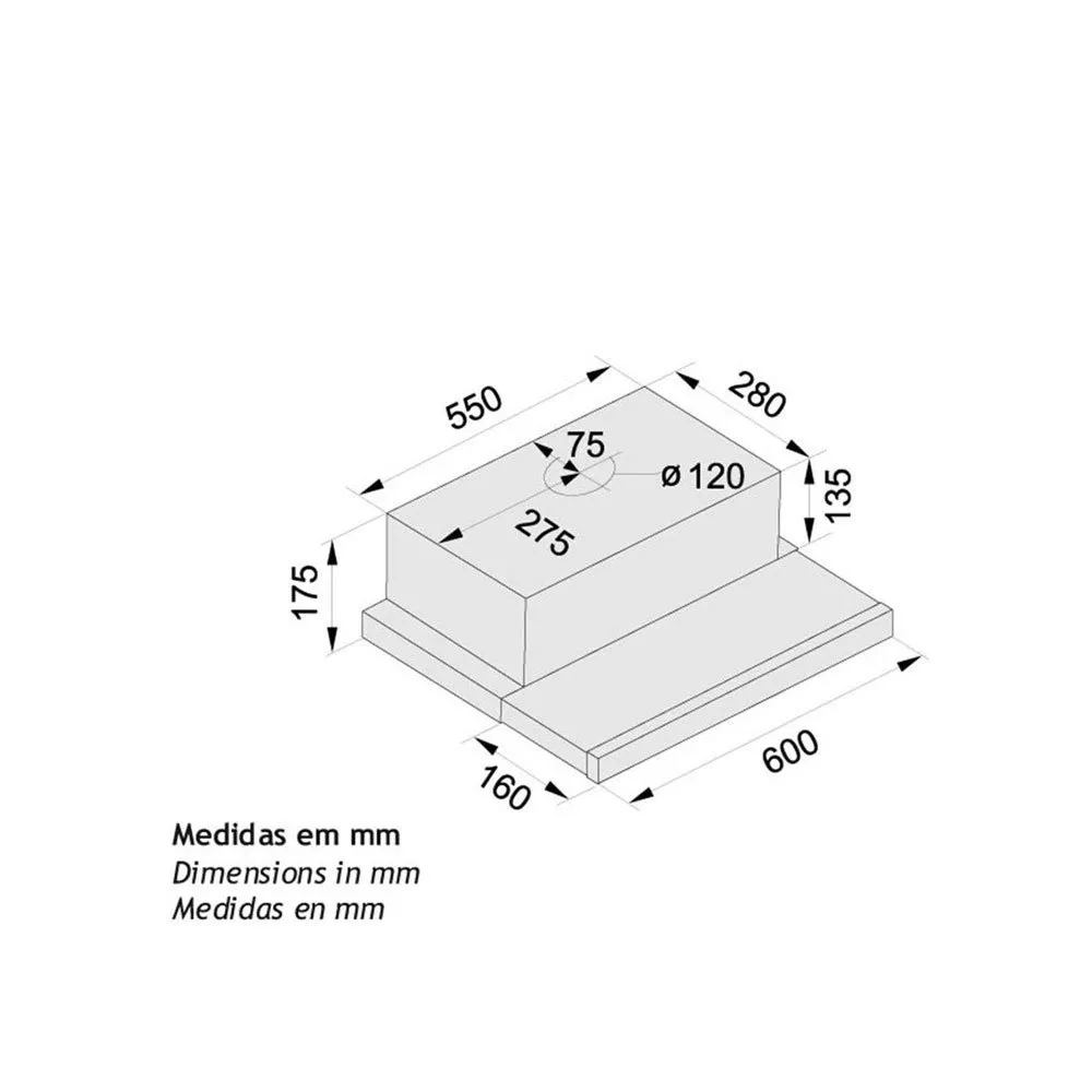 Image 4 of 5 of Depurador Fischer 4 bcs Slim Emb 60 cm