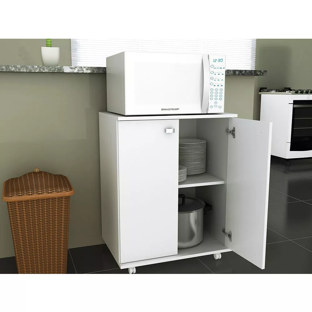Image 0 of 5 of Balcão Tecno Mobili Cozinha 2 Portas 1 Prateleira BL3300