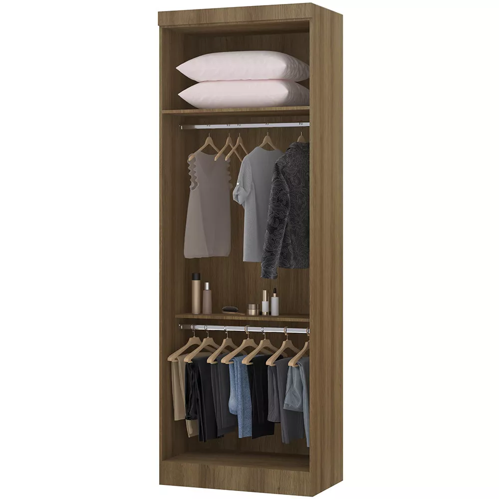 Image 1 of 4 of Módulo Guarda Roupa Eucamoveis Paris 2 Portas