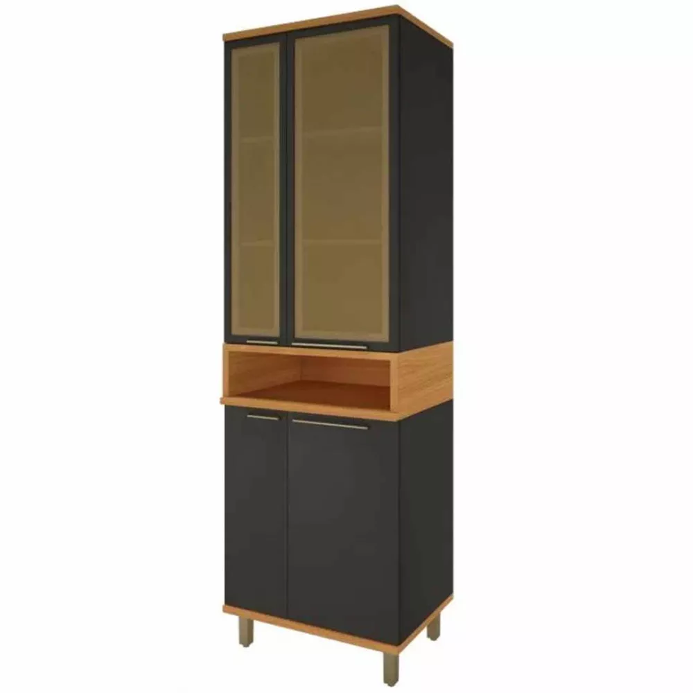 Image 0 of 2 of Paneleiro Indekes Munique 4 Portas 2 Com Vidro 70 cm