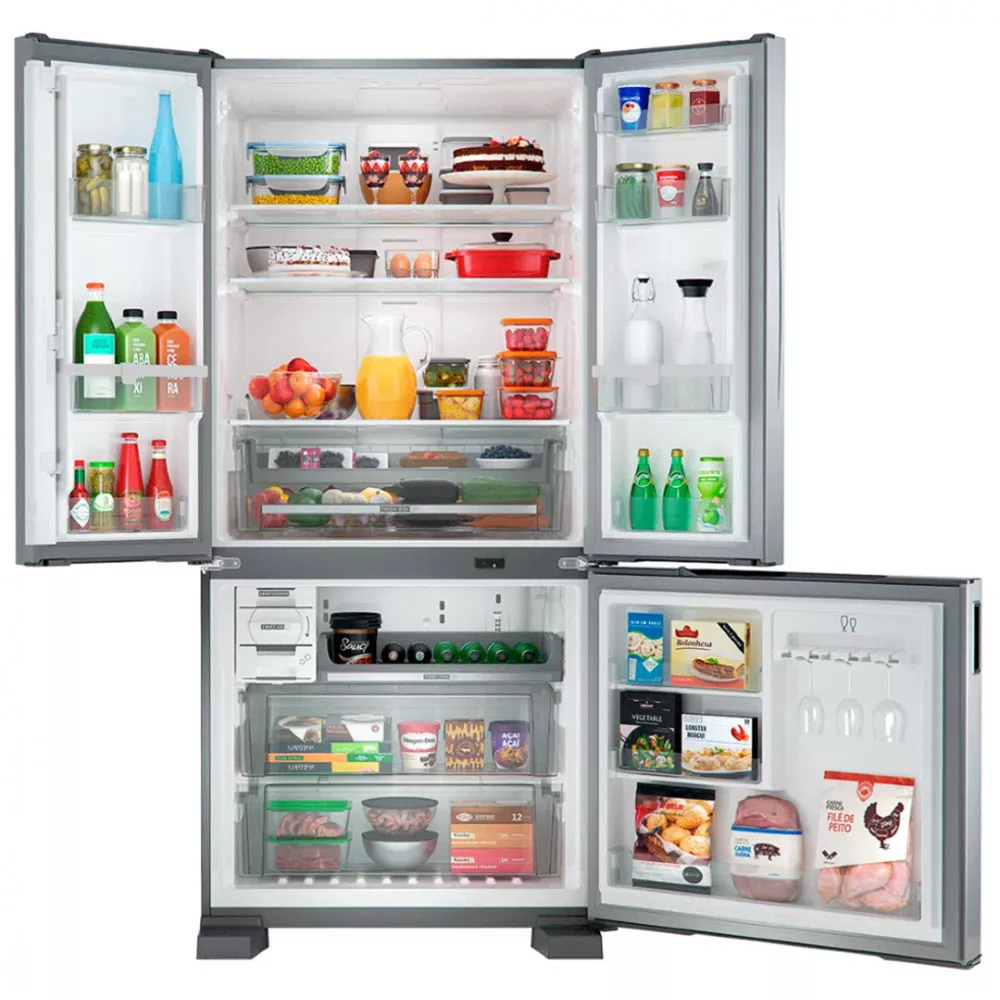Image 3 of 5 of Refrigerador Brastemp BRO85AK Inverse 3 Portas 554L