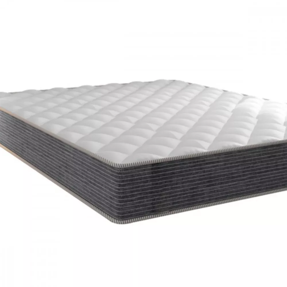 Image 1 of 3 of Colchão Casal Tokio Molas Ensacadas 138x188x20 Cinza Com Branco Portobel