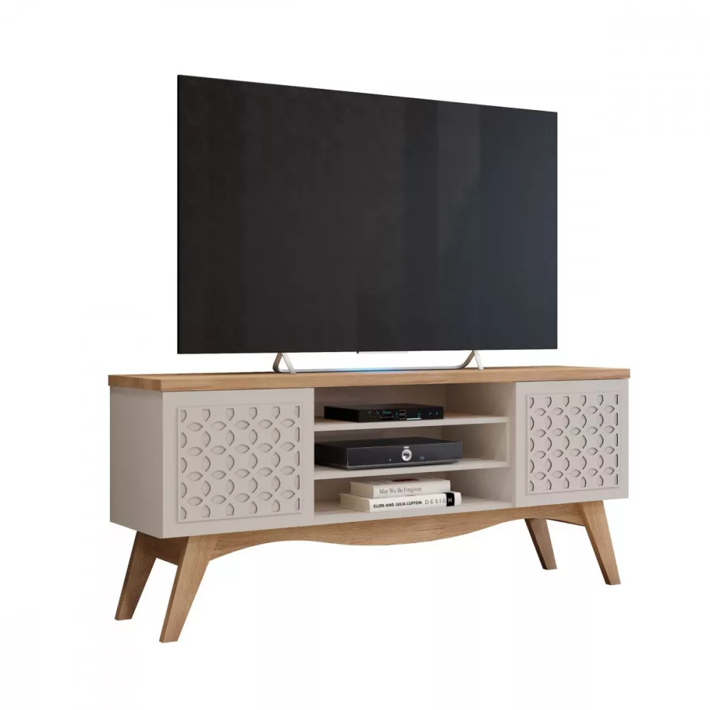 Image 0 of 3 of Rack Lis TV 65 Polegadas Off White Cedro Frade Grappa