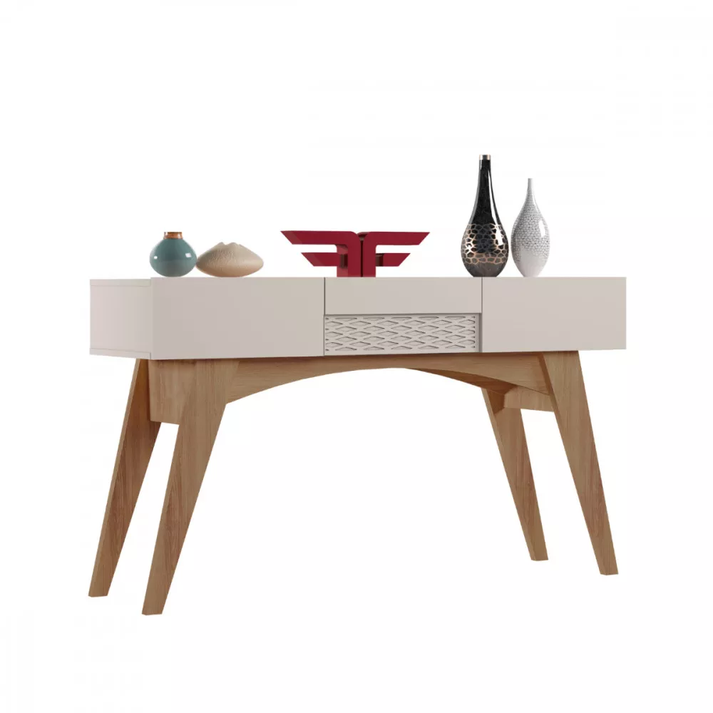 Image 0 of 3 of Aparador Multifuncional Star Com Espelho Cedro Off White Frade Grappa