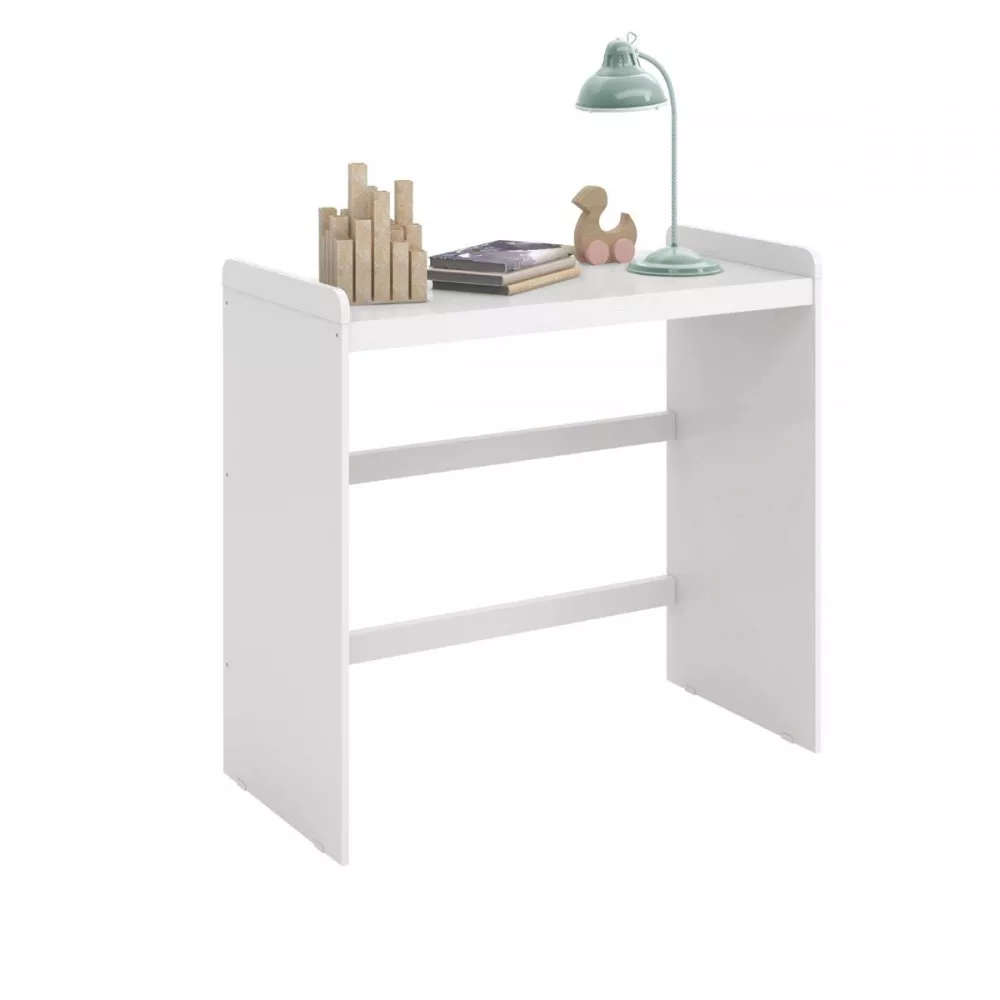 Image 5 of 9 of Mini Berço com Colchão 90x40x8 Zain 3 em 1 Branco Brilho Reller