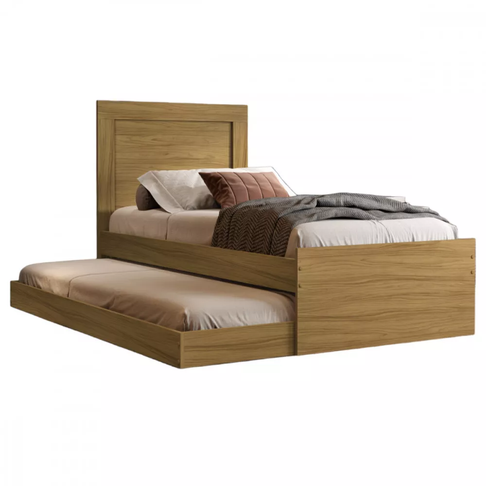 Image 0 of 3 of Cama Bibox Solteiro com Auxiliar 88 Luara Freijó VJ Móveis