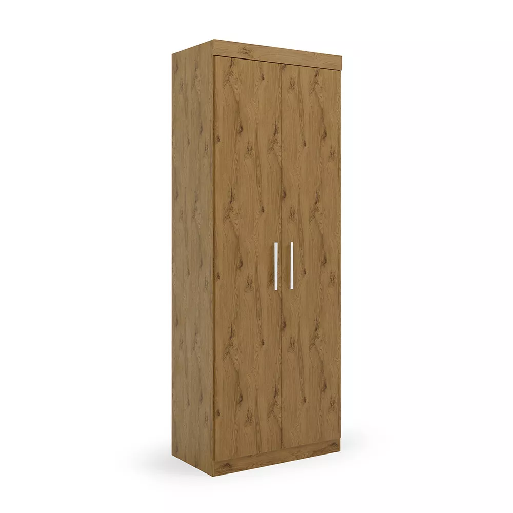 Image 7 of 11 of Guarda Roupa Modulado de Canto Casal Ipe Nobre Genova Batrol