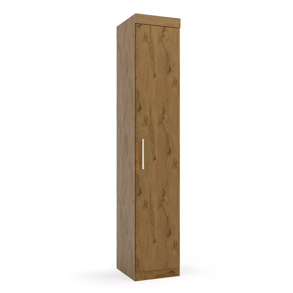 Image 9 of 11 of Guarda Roupa Modulado de Canto Casal Ipe Nobre Genova Batrol