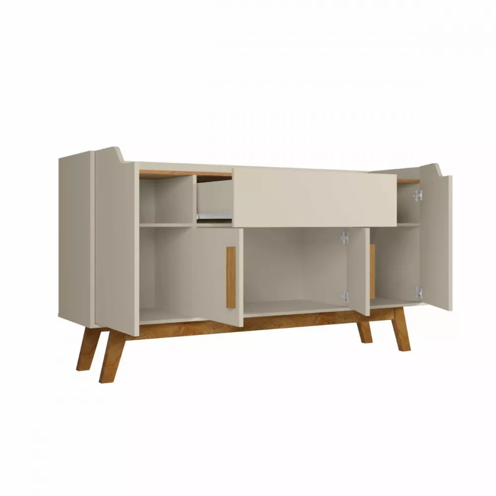 Image 2 of 6 of Aparador Buffet Future 4 Portas 1 Gaveta Bechara