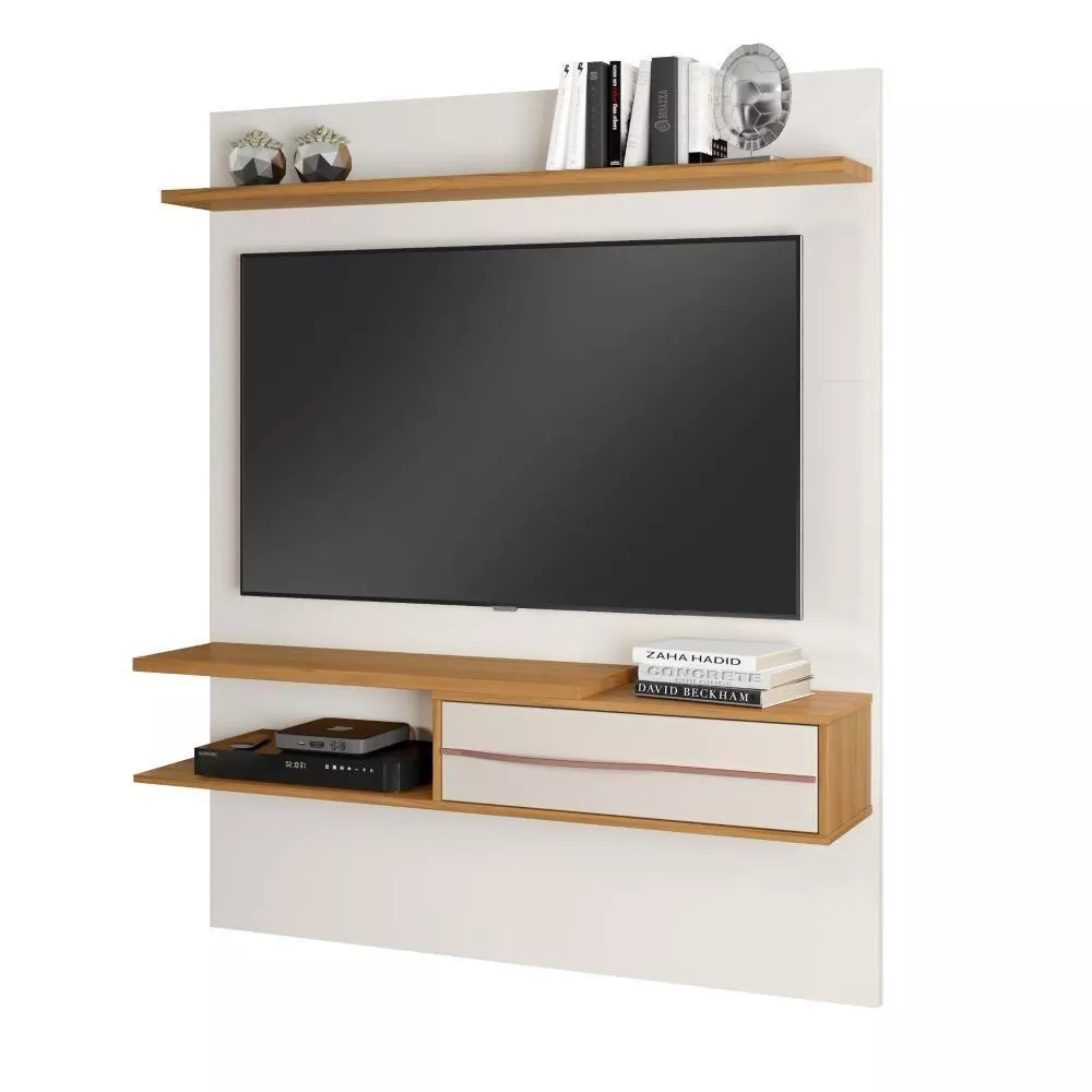 Image 0 of 4 of Painel Para TV Até 55 Polegadas Off White/Freijo Trend Notável