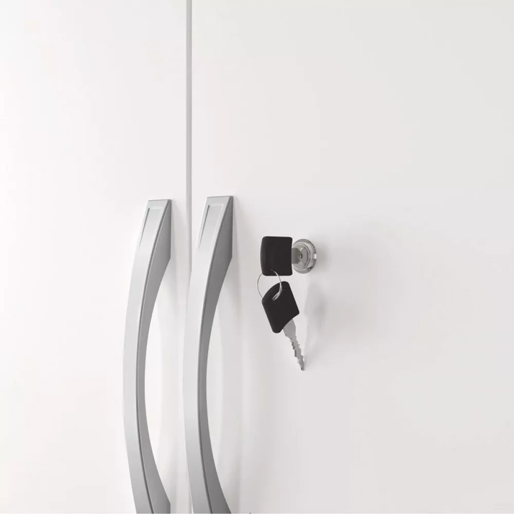Image 2 of 3 of Multiuso 2 Portas Com Chave Branco Brilho New NT 4020 Notável