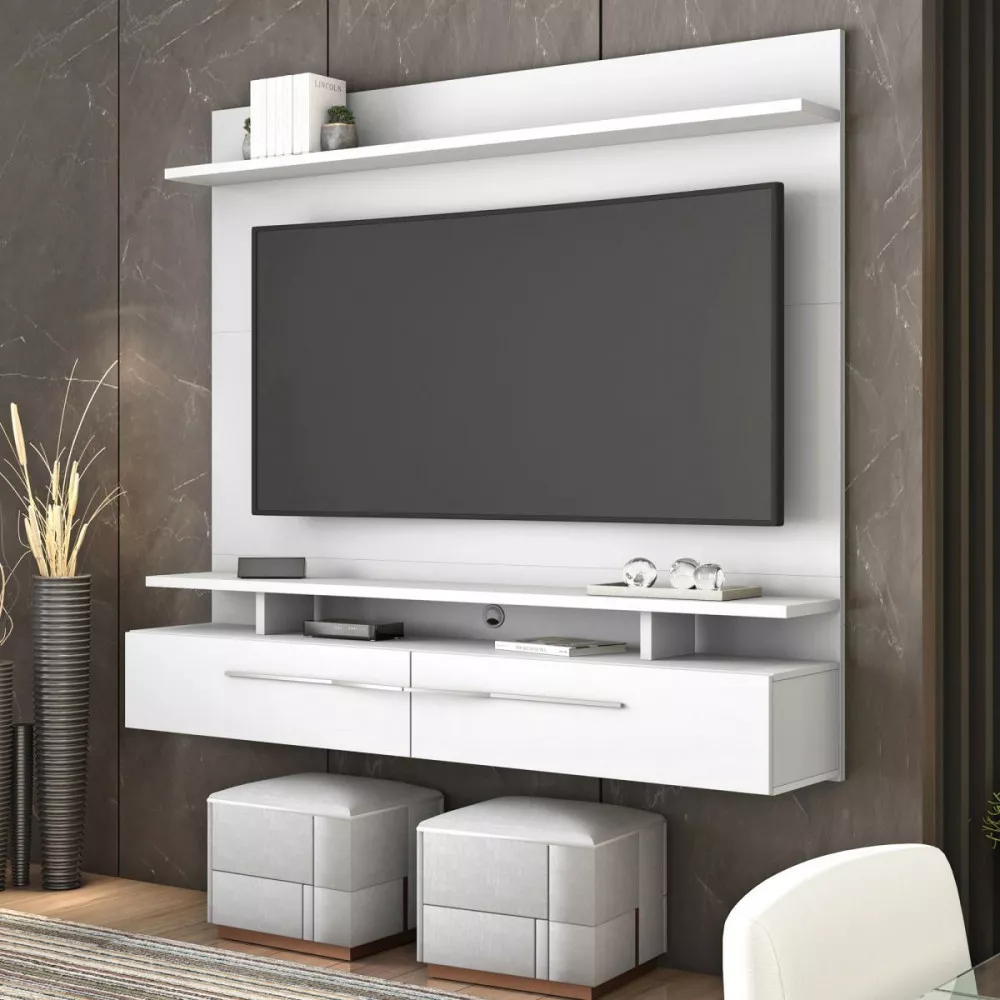 Image 0 of 7 of Painel Para TV Até 65 Polegadas NT 1110 Intense Branco Brilho Notável